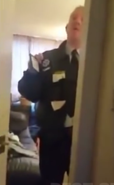 Bailiff with fake police badge and warrant card